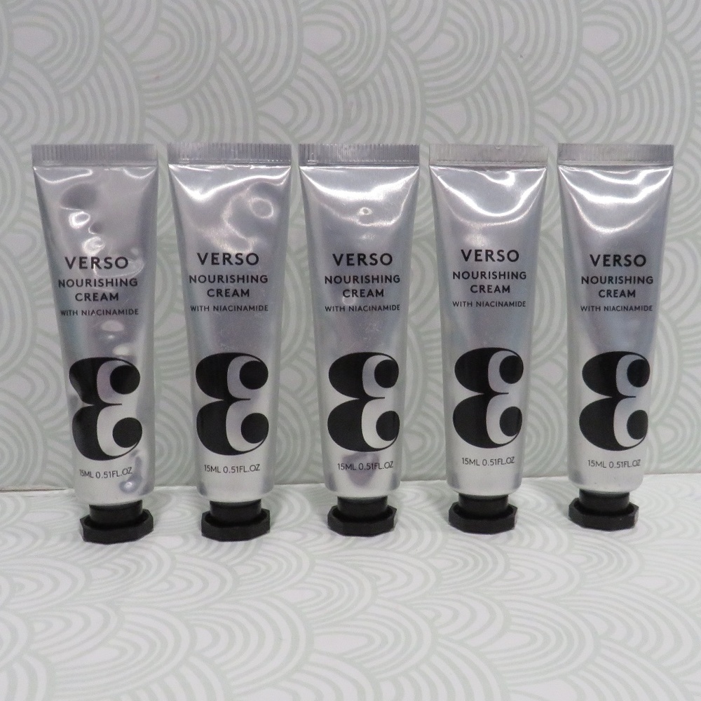 VERSO💥NOURISHING CREAM WITH NIACINAMIDE 0.51 OZ - LOT OF 5💥